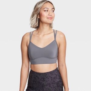 💜Women’s Low Support Strappy Sports Bra XL